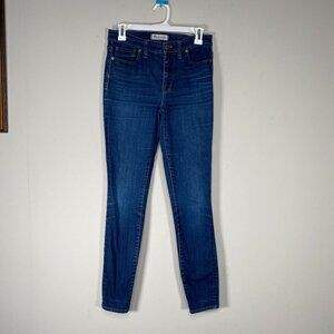 Madewell High Riser Skinny Denim Jeans Women's 27 Blue Casual Pants